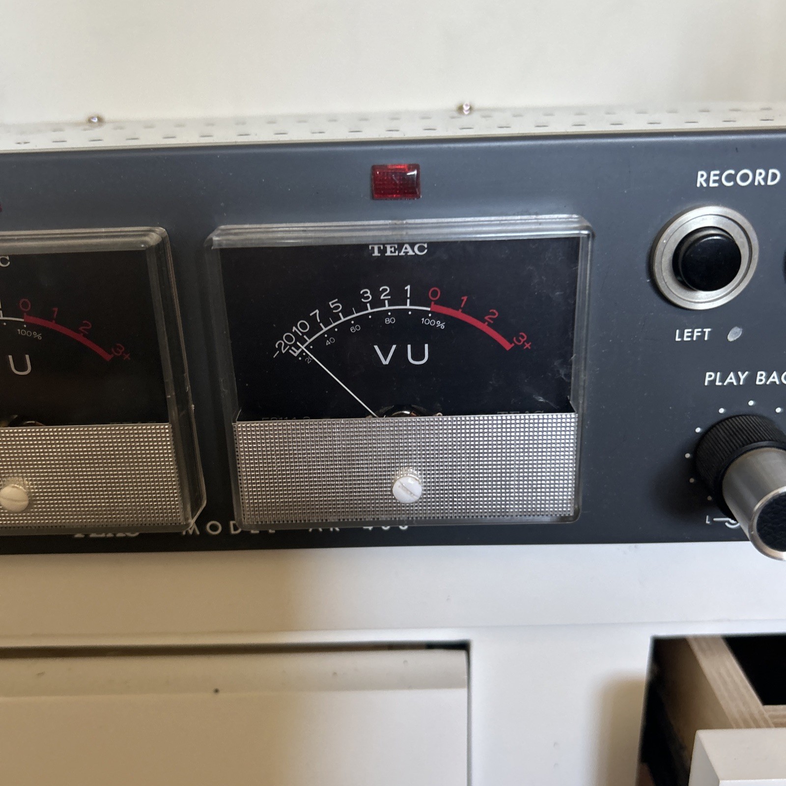 TEAC AR-40S Stereo Record Amplifier from A4010S Reel to Reel Recorder UNTESTED