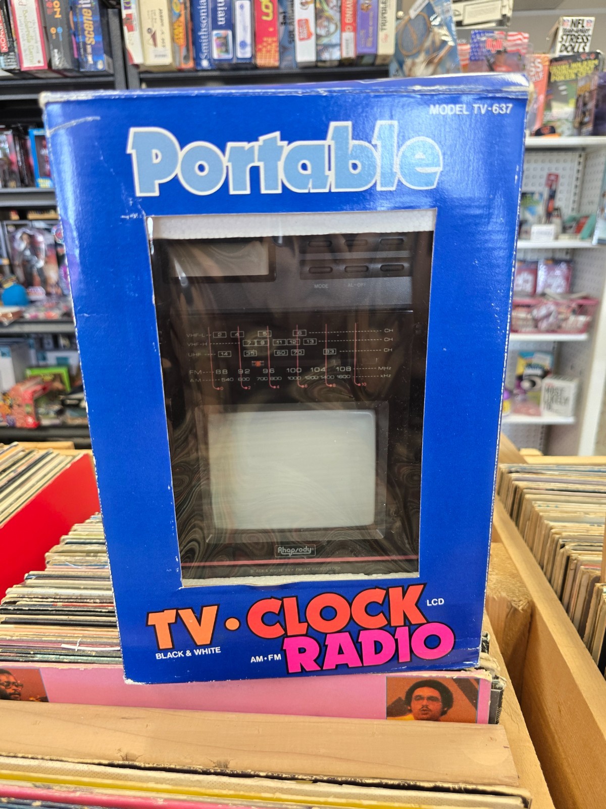 Vintage 1990 Rhapsody Portable TV-Clock-Radio – TESTED