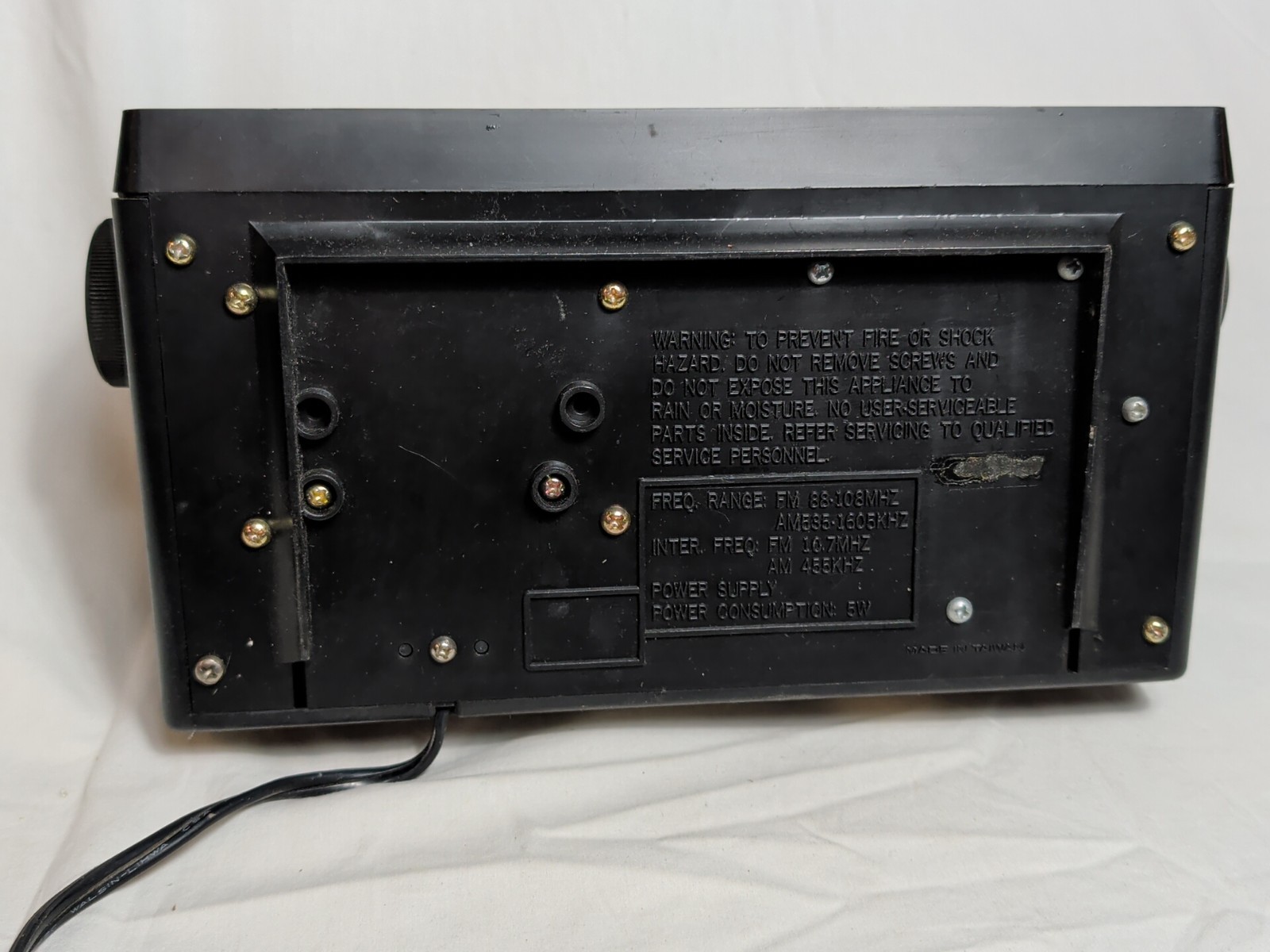 Vintage STEWART LED Clock Radio AM FM Alarm Retro 70s 80s MCM Collectible