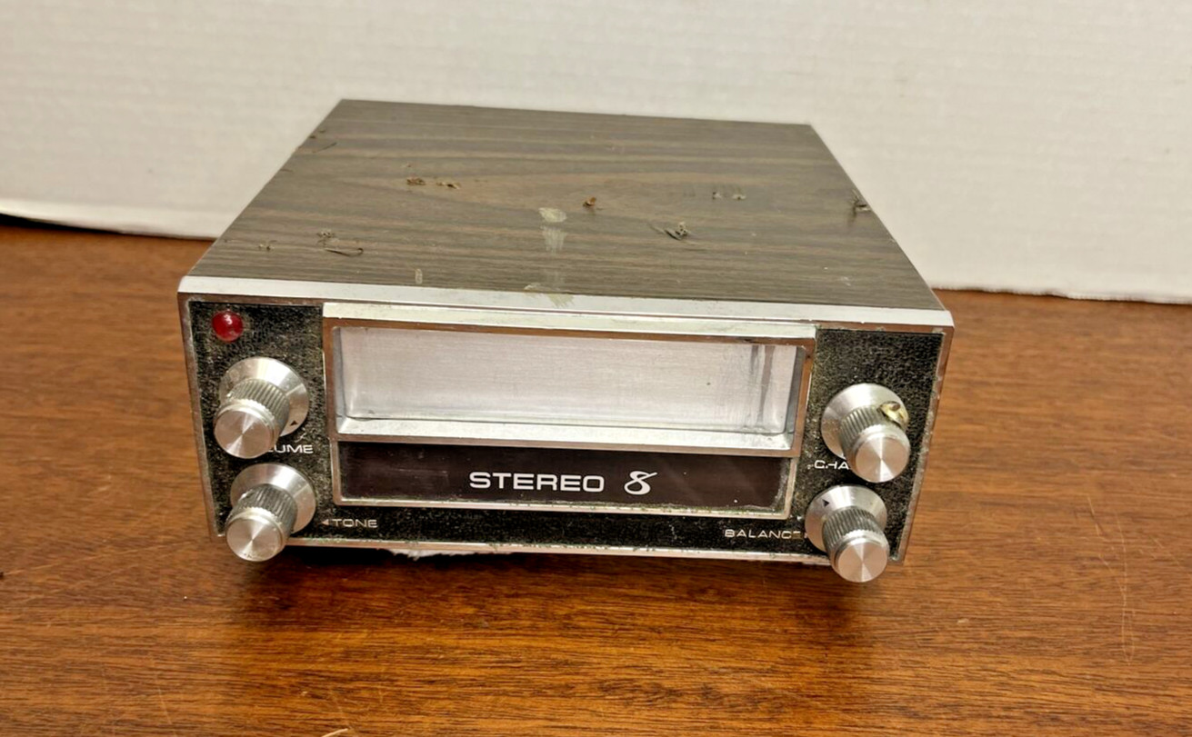 Gibbs Special Products Compact Stereo 332n 8 Track Car Auto Used Untested