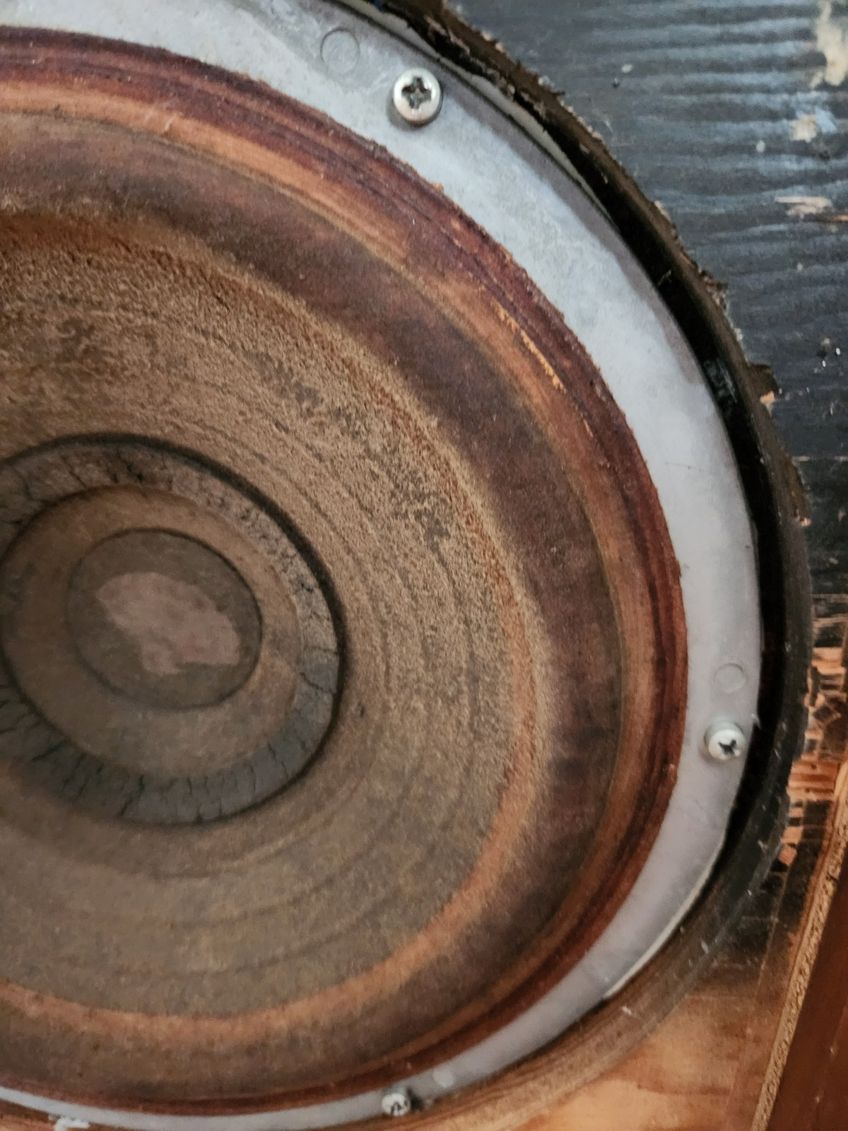 Acoustic Research AR-2a Speaker Wood Case One Speaker Read!