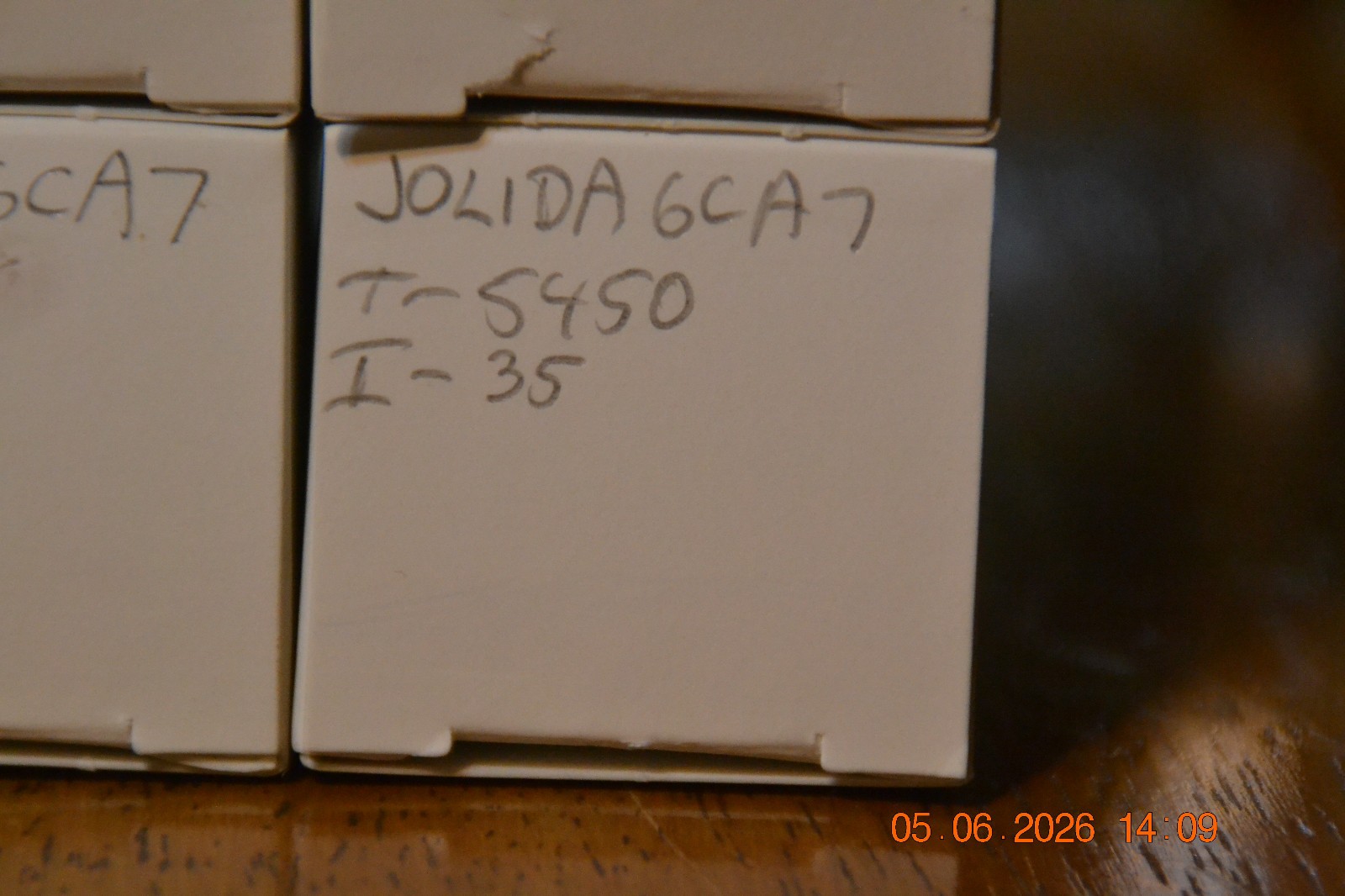 6 BRAND NEW TESTED JOLIDA EL34/ 6CA7 TUBES EXC SOUNDING UNUSED