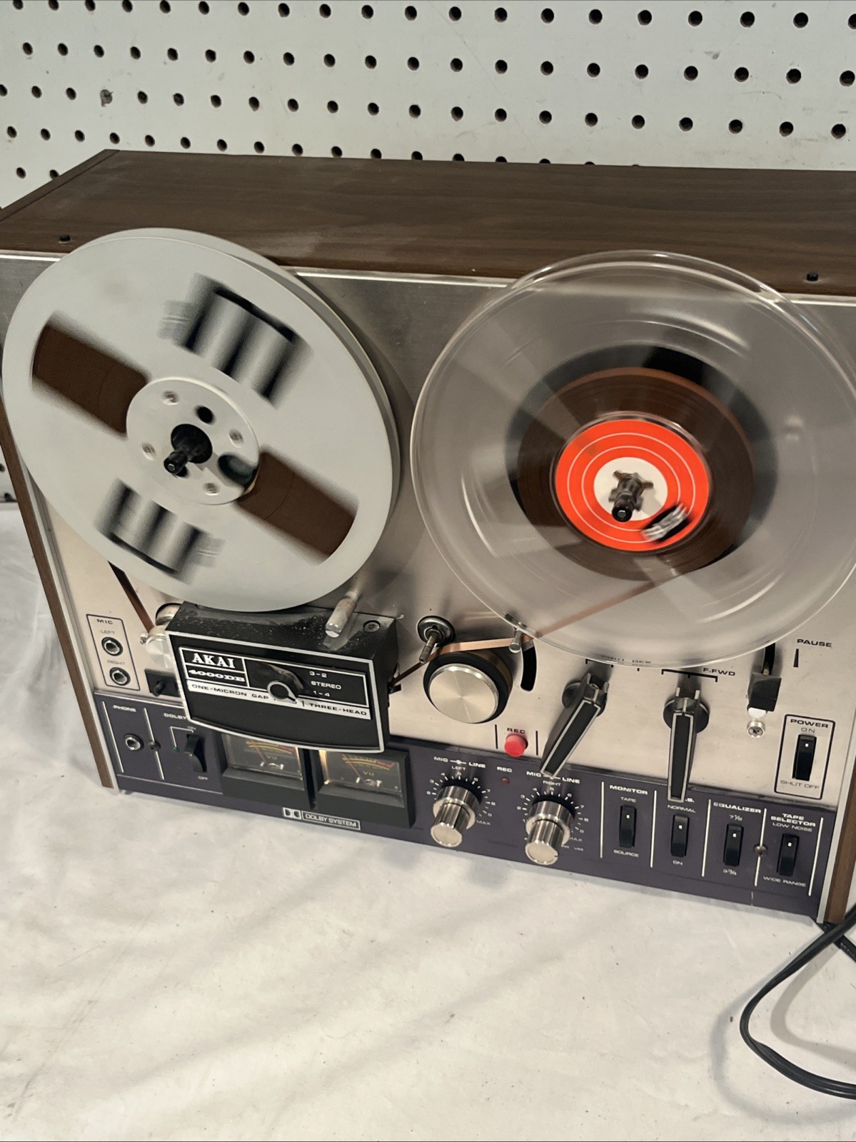 Akai GX-4000DB Reel-to-Reel Player With Manual Working Condition