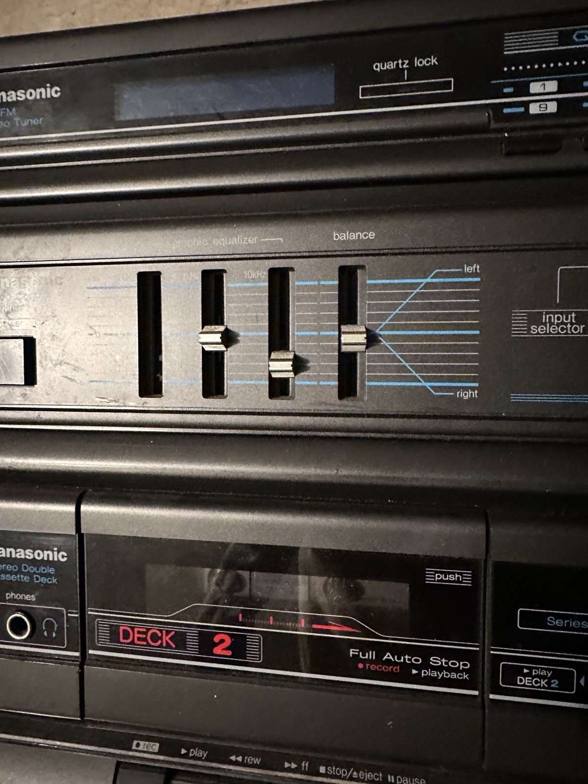 Panasonic SG-H10 Stereo Music System/ Quartz Digital Synthesizer – Working