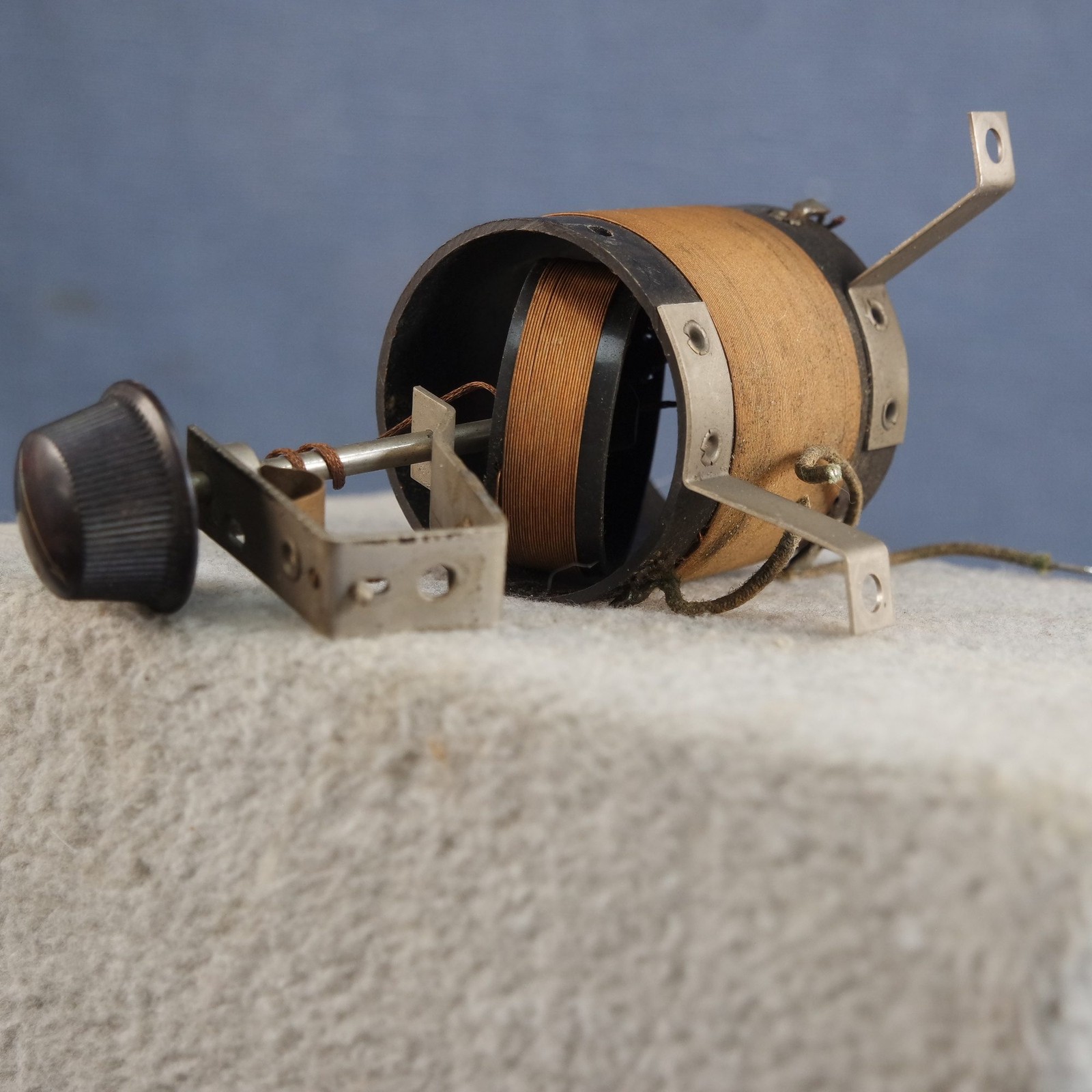 1920s AM Band TRF Tuning Coil Assemblies 1 Tunable Antenna Coil & Two RF Coils
