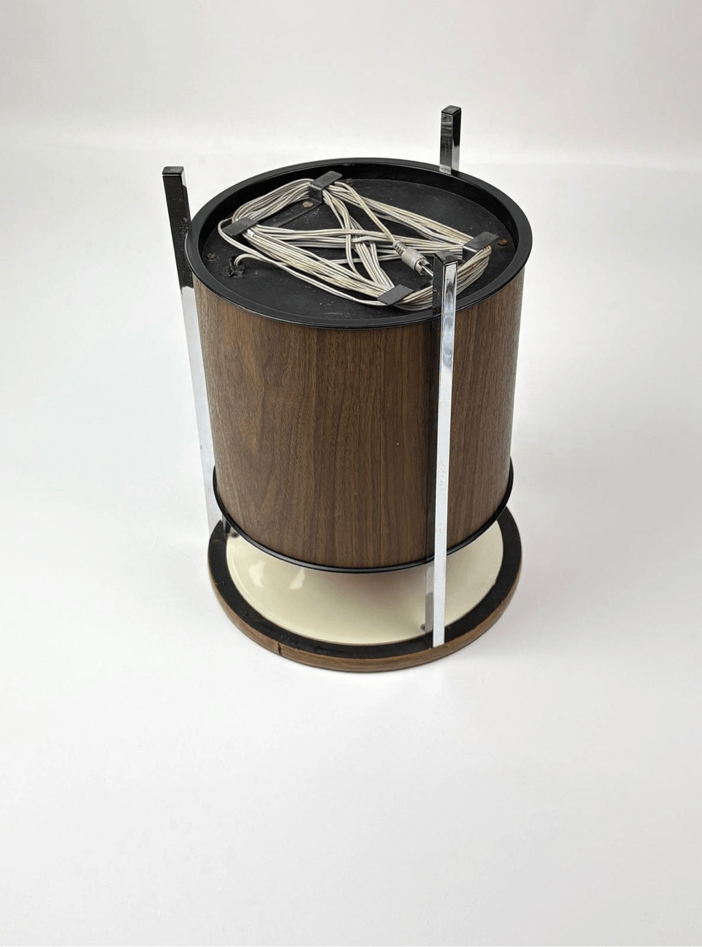 Vintage Zenith Circle of Sound Speaker Omnidirectional MCM Wood Grain Tested – 1