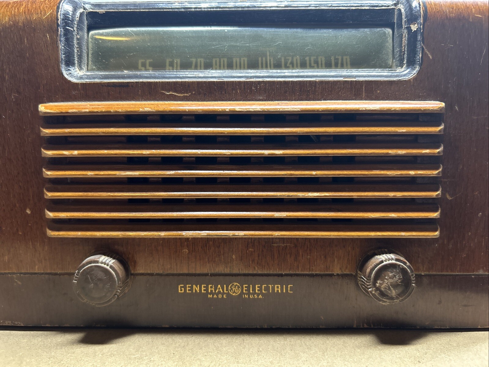 Vintage 1942 GE Universal Receiver LCP 508, USA MADE, Tested, RARE, WW2 Radio