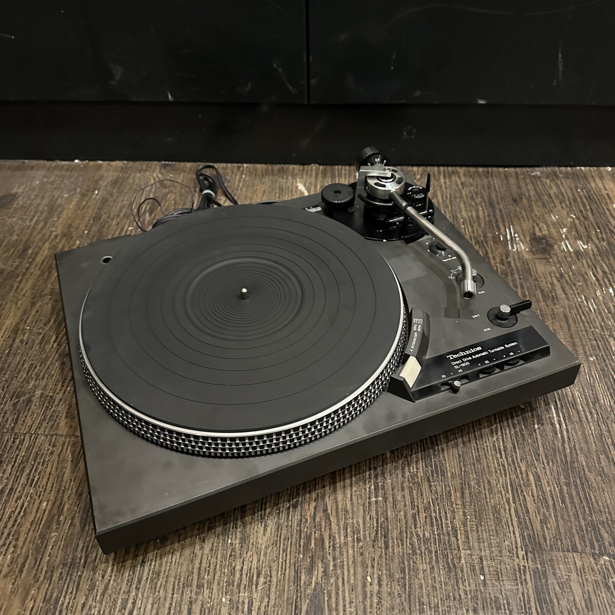 Technics Sl-1900 Turntable Direct Drive DD Automatic System Record player Black