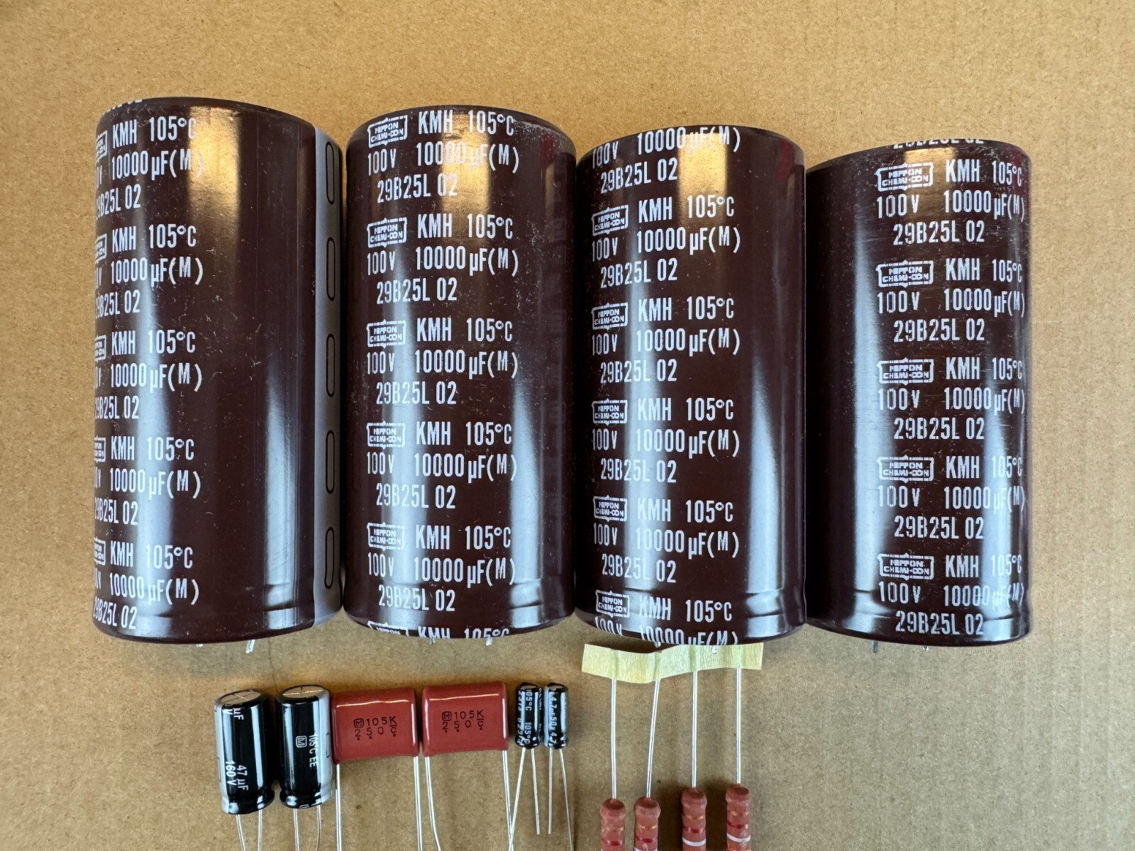 Adcom GFA-545 COMPLETE Recap Kit High-Quality Amplifier Rebuild Main Filters