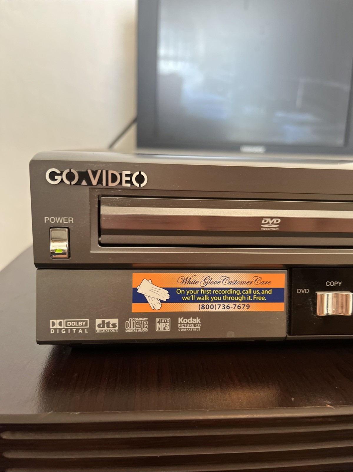 Go Video VR3930 DVD VCR Combo Player Transfer VHS Tape Cassette recorder