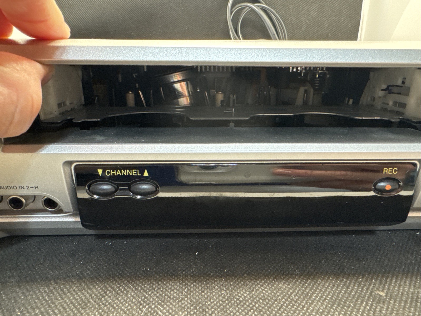 Panasonic PV-V4523S 4 Head Omnivision VCR VHS Player Blue Line Tested Works!