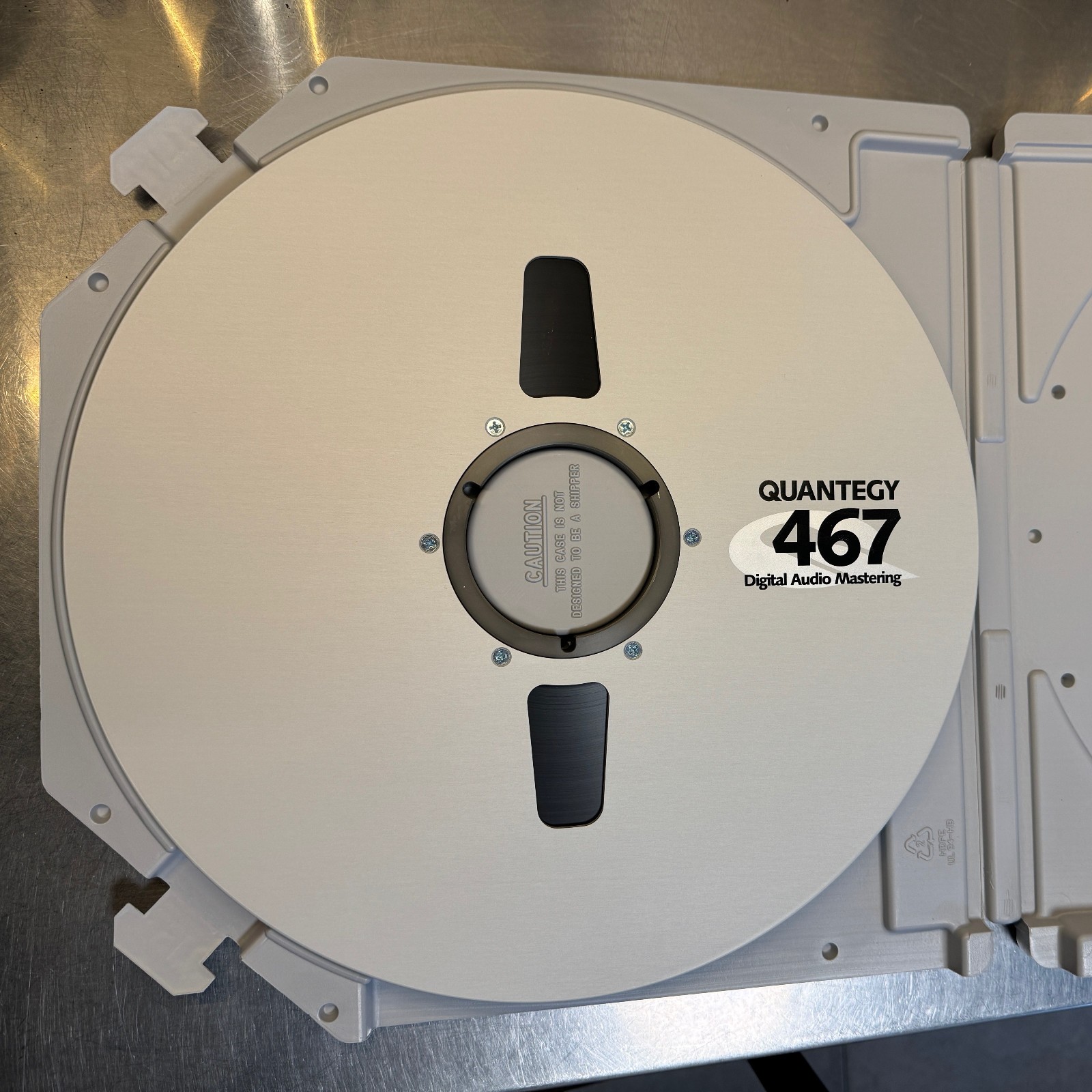Quantegy 467 Digital Mastering Audio Tape 1/2″ x 9700′ Large 14 Inch Reel (new)
