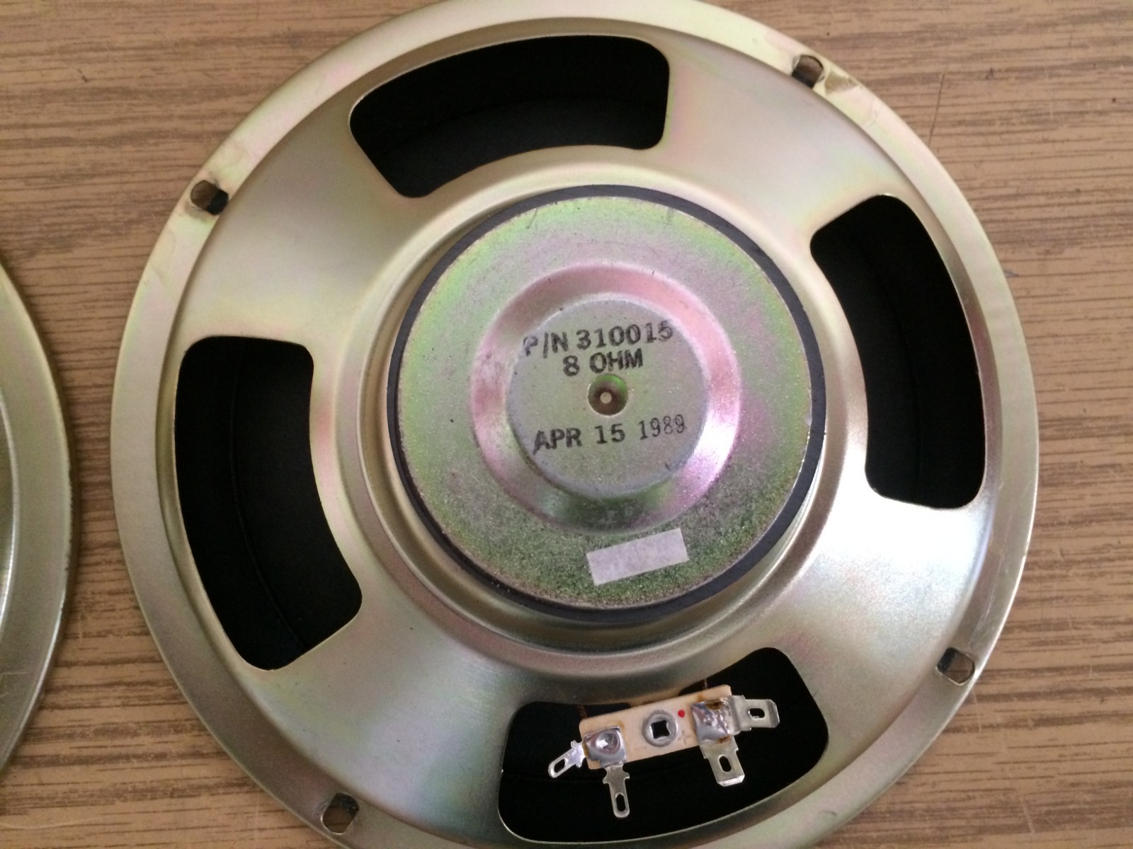 PAIR Unbranded 8″ OD 8Ω 50watt Sub Woofer Midrange Speaker 310015 NICE!