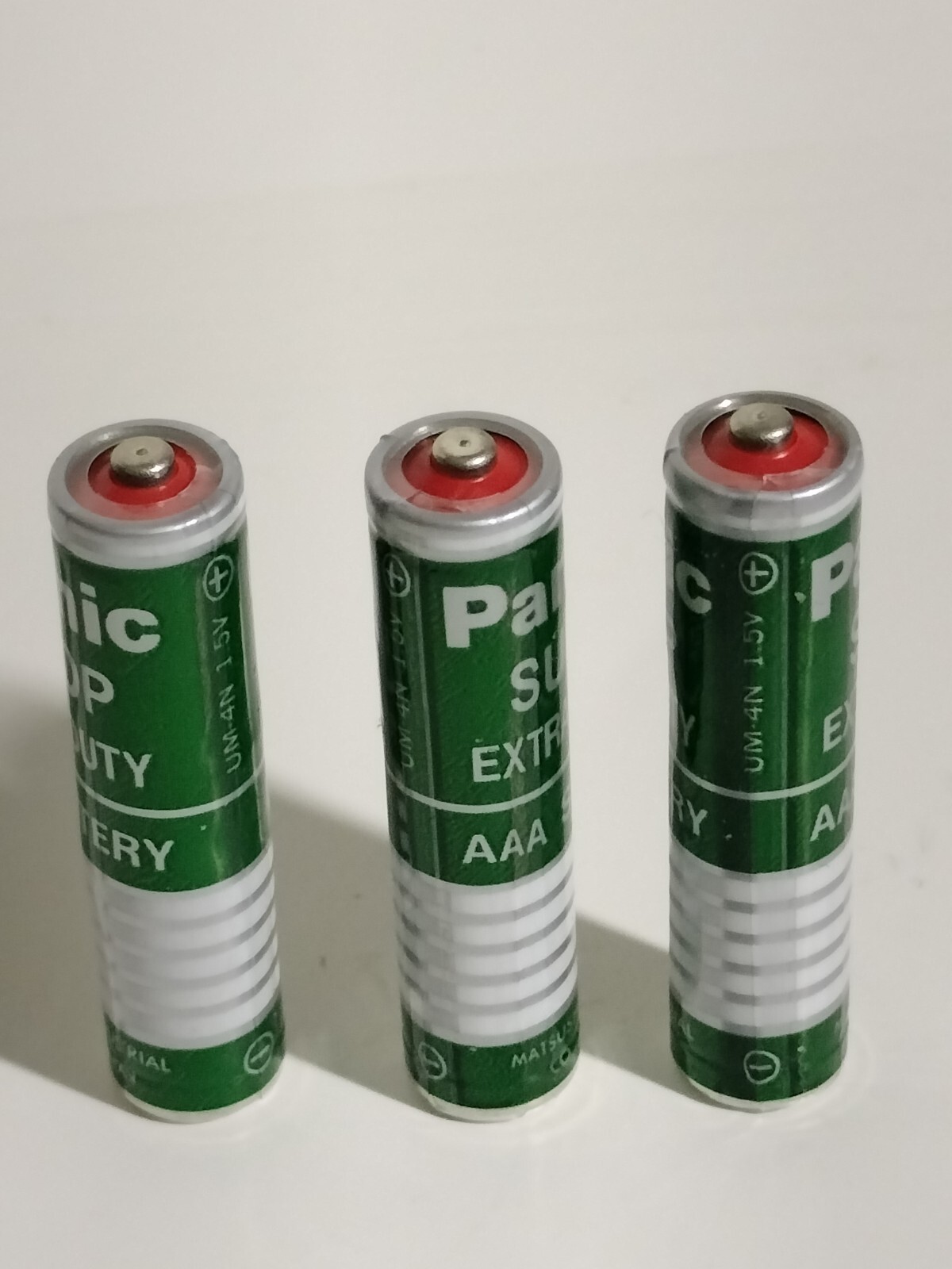 VINTAGE MATSUSHITA / PANASONIC SUPER TOP AAA Batteries EXTRA HEAVY DUTY – Japan