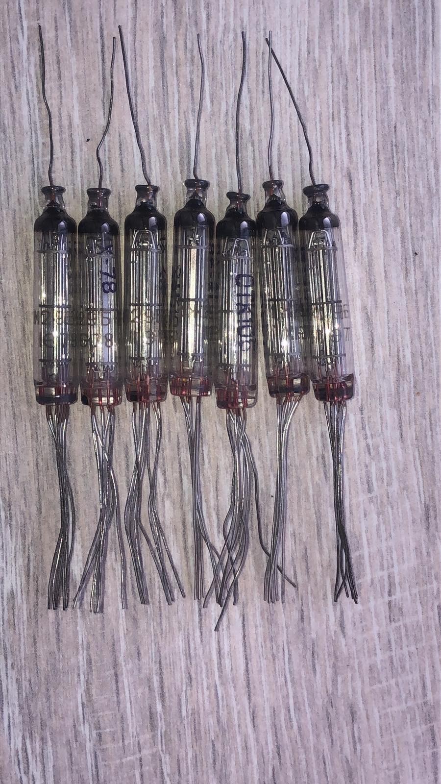 6 pcs 1J29B-V 1Zh29B-V Small Miniature Tube HF Pentode Military OTK 1J29B USSR
