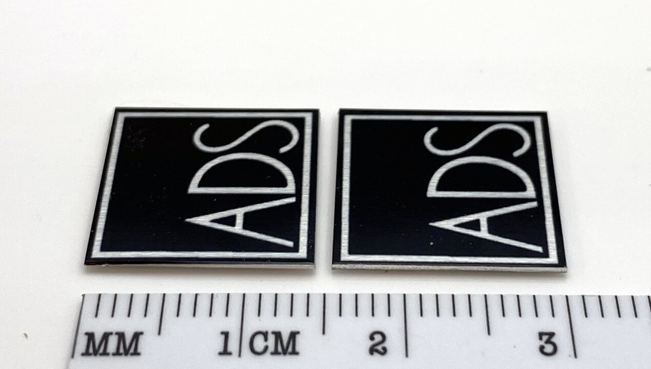 ADS Speaker Badge Logo Emblem PAIR L710 L810 for Grille