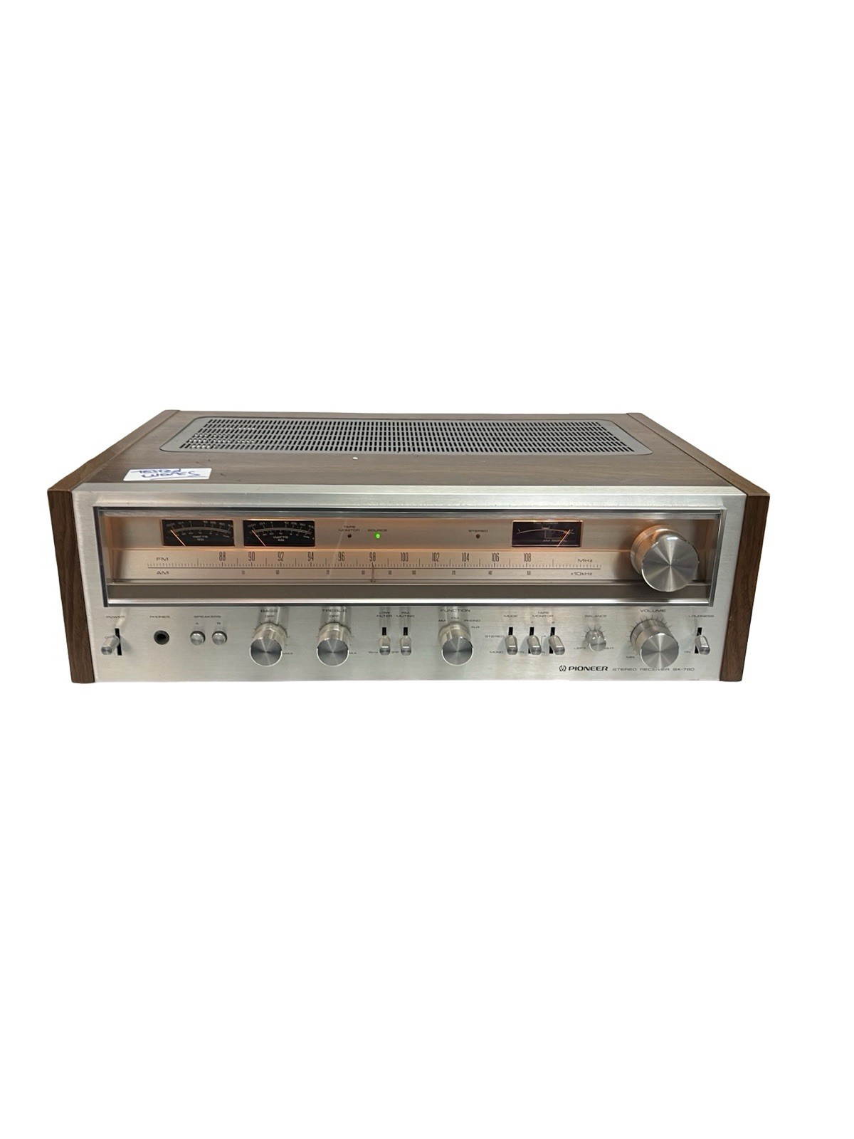 VTG Pioneer SX-780 Stereo Receiver Hifi Audio Integrated Amp Silver Face WORKS