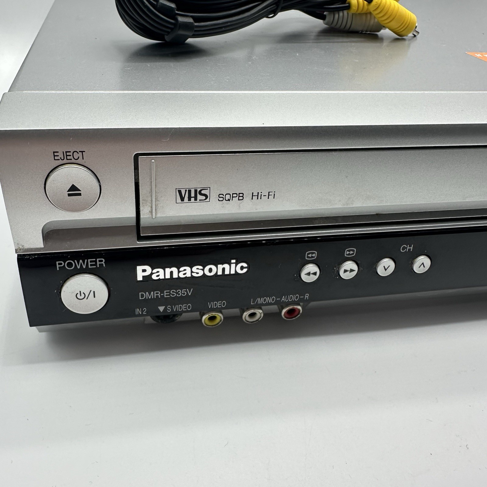 Panasonic DMR-ES35V DVD VHS Recorder Player VCR Combo Tested Working NO Remote