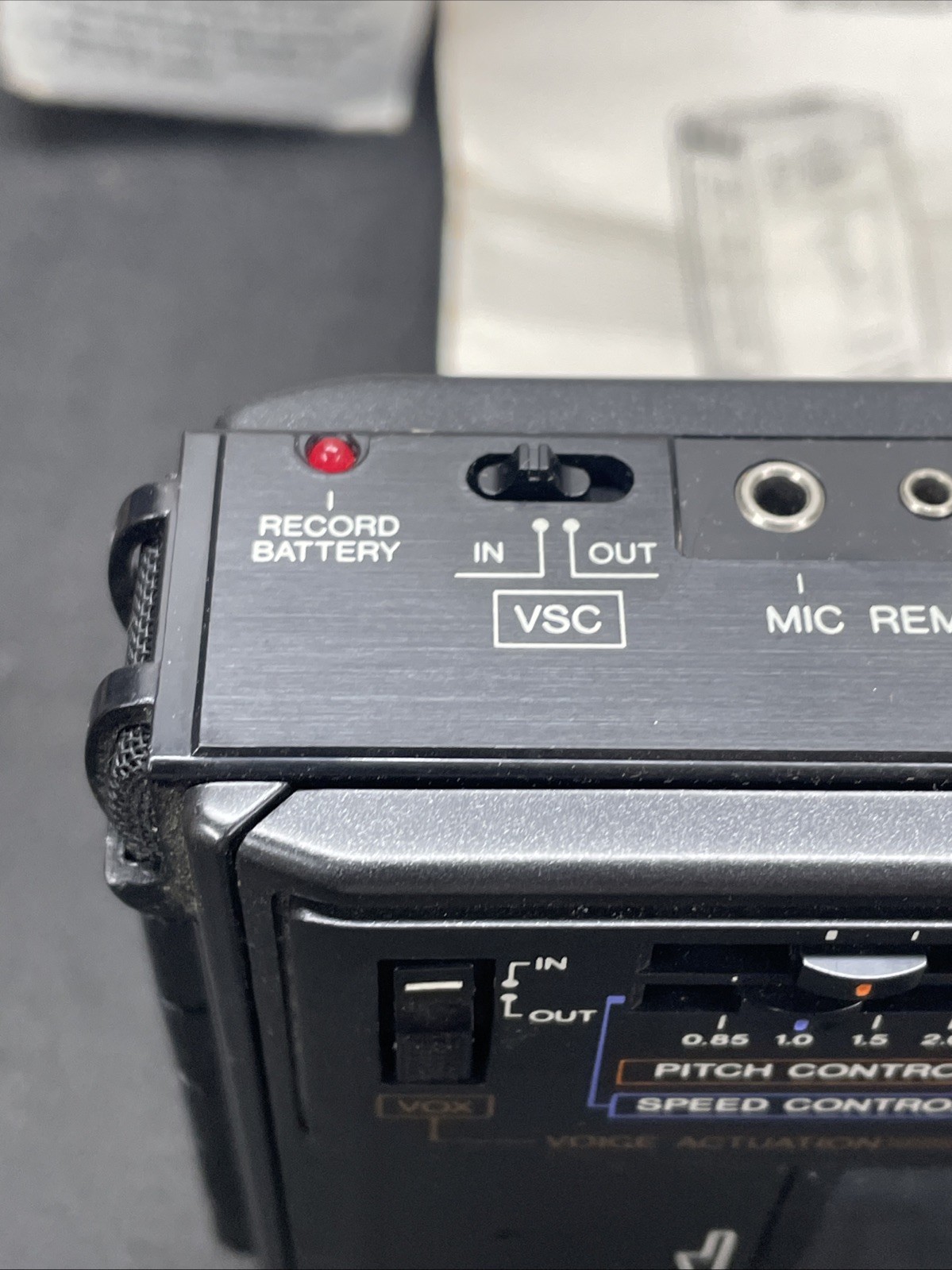 Realistic VSC-2001 Model 14-1058 Cassette Tape Player Recorder Tested Working