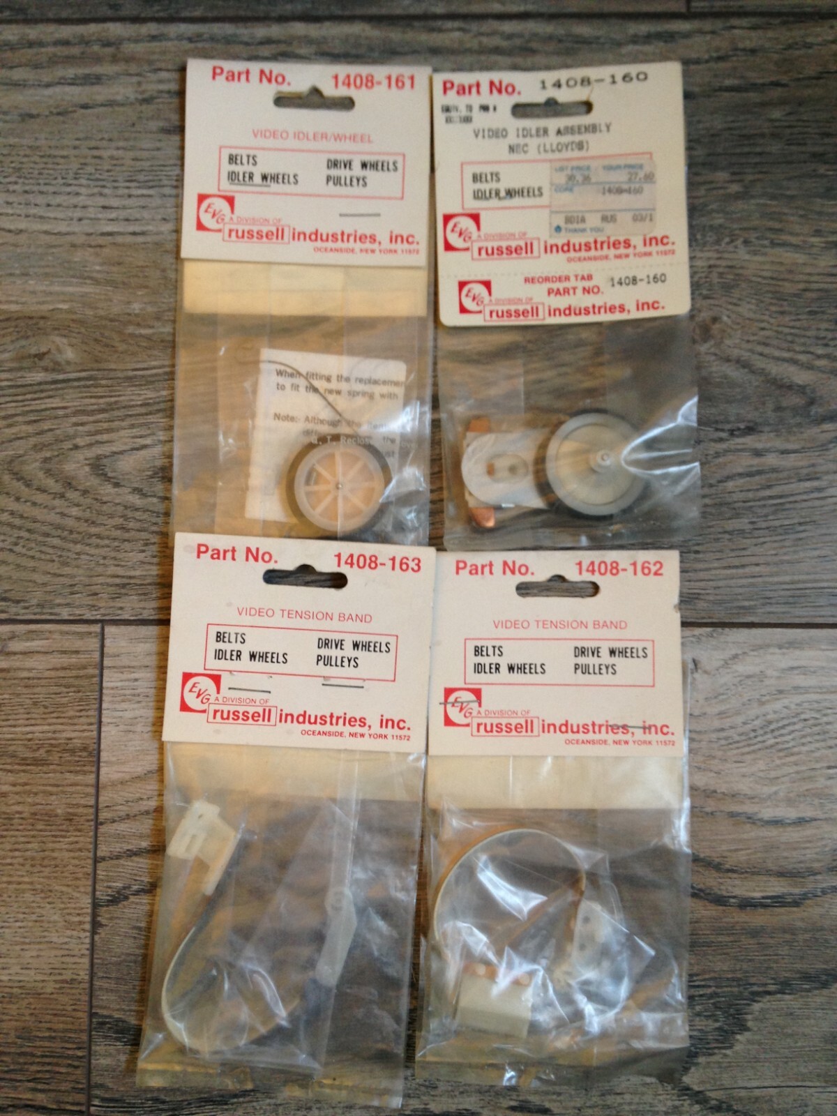 1408-160, 1408-161, 1408-162, 1408-163 Russell Industries Parts.