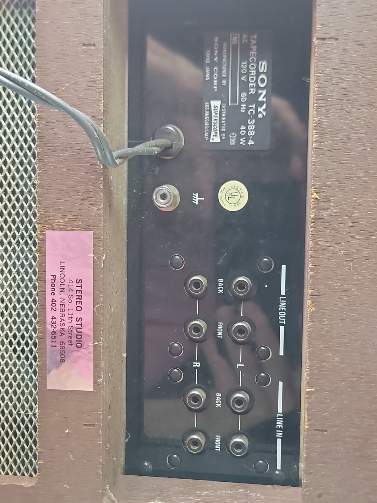 Sony 3 Head TC-388-4 Reel Tape Recorder 4 Track Recorder