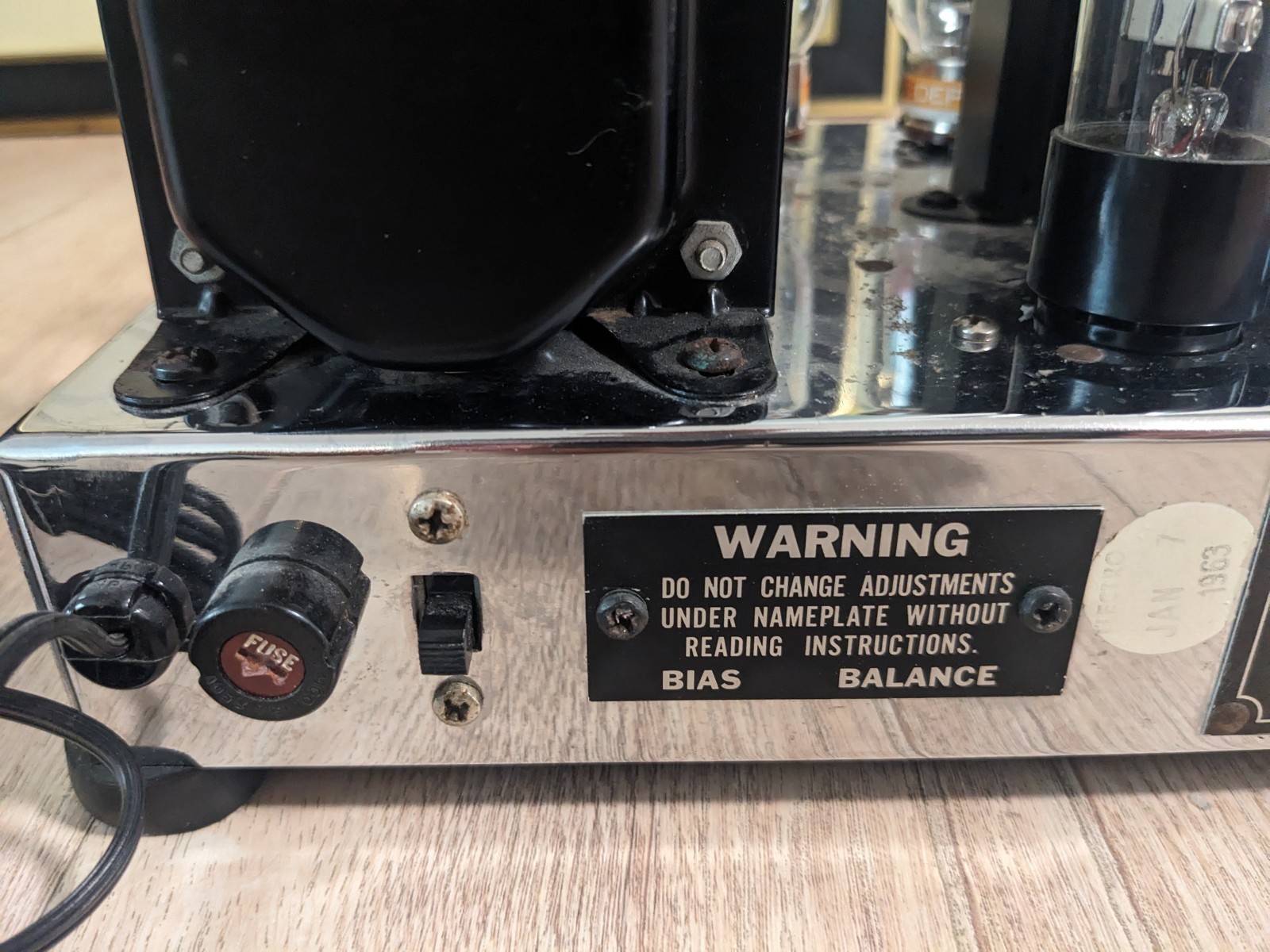 Radio Craftsmen C550 Williamson Mono Tube Power Amplifier KT66 Works Looks Great