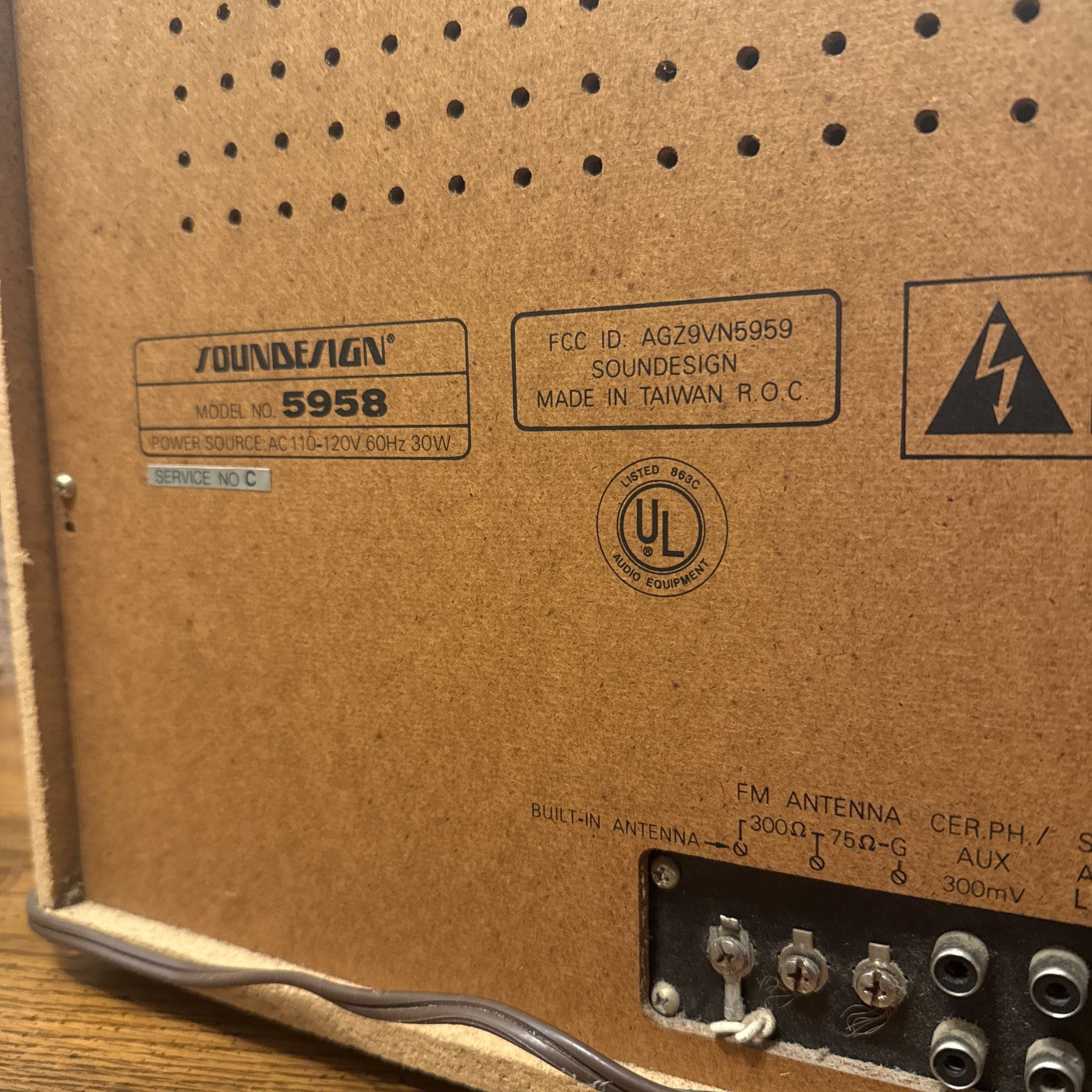 Vintage Soundesign 5958 Stereo System