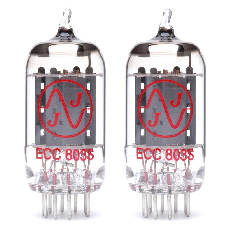 Pair of JJ ECC803s / Hi-Performance 12AX7 Preamp Vacuum Tube