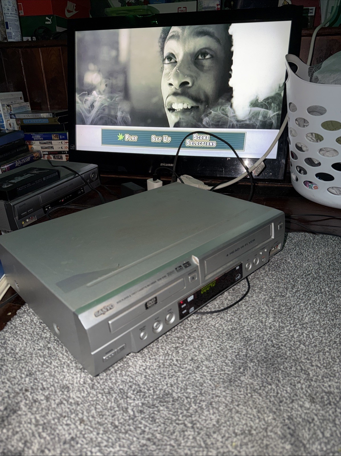 Sanyo DVW-7200 DVD VCR Combo Player 4-Head Hi-Fi VHS Recorder – Tested