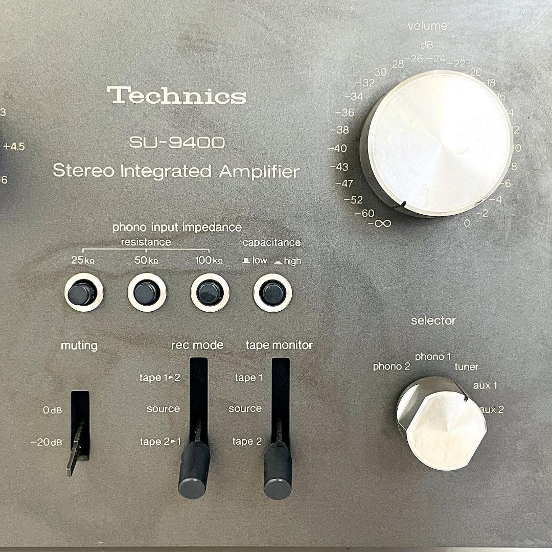 Technics SU-9400 Vintage Integrated Amplifier Tested Working 1975 Japan Hi-Fi