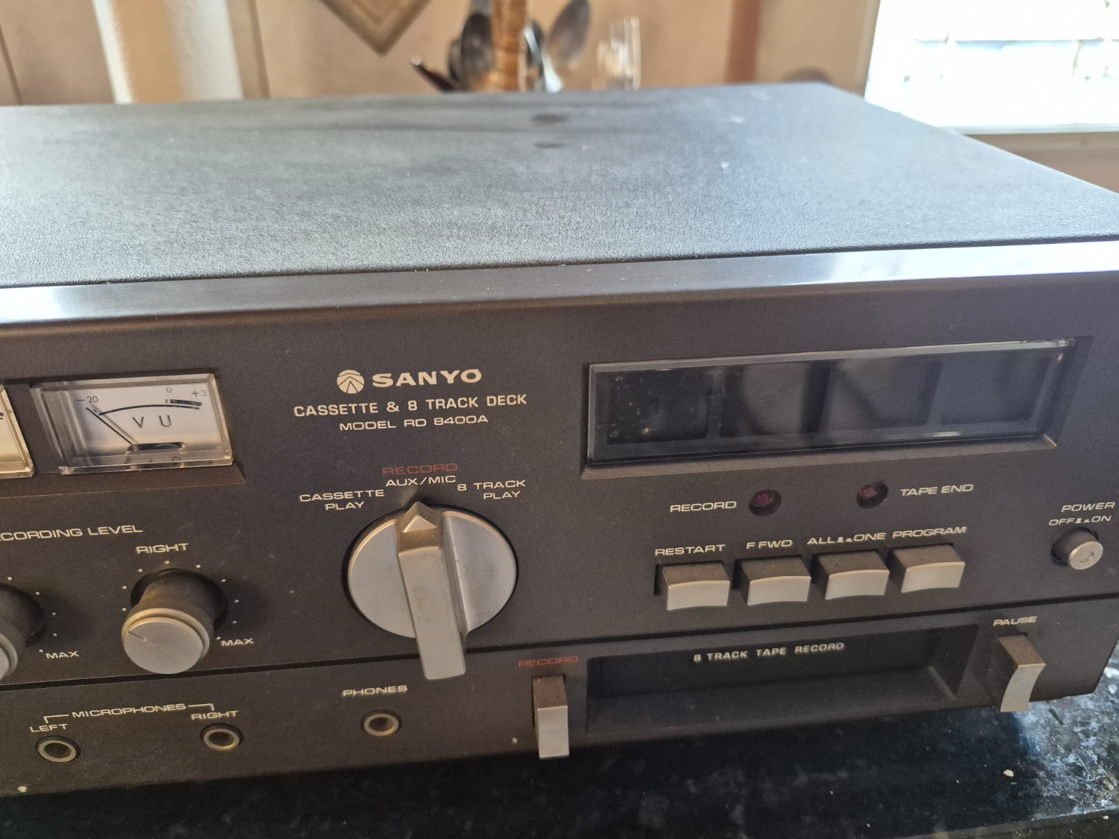 Sanyo RD-8400A Cassette & 8-Track Deck Player Recorder