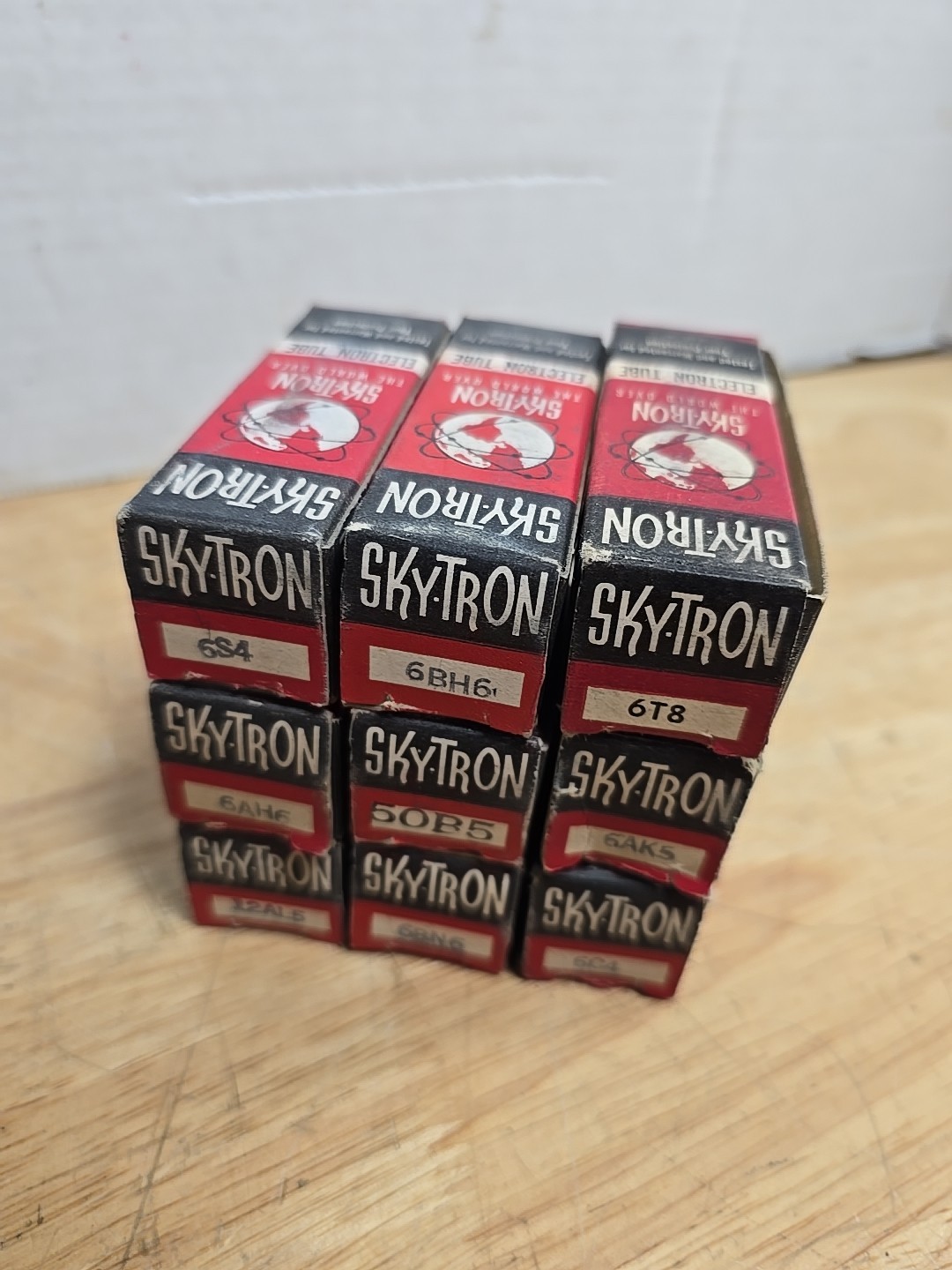 Vintage Sky-Tron Tubes lot(9)