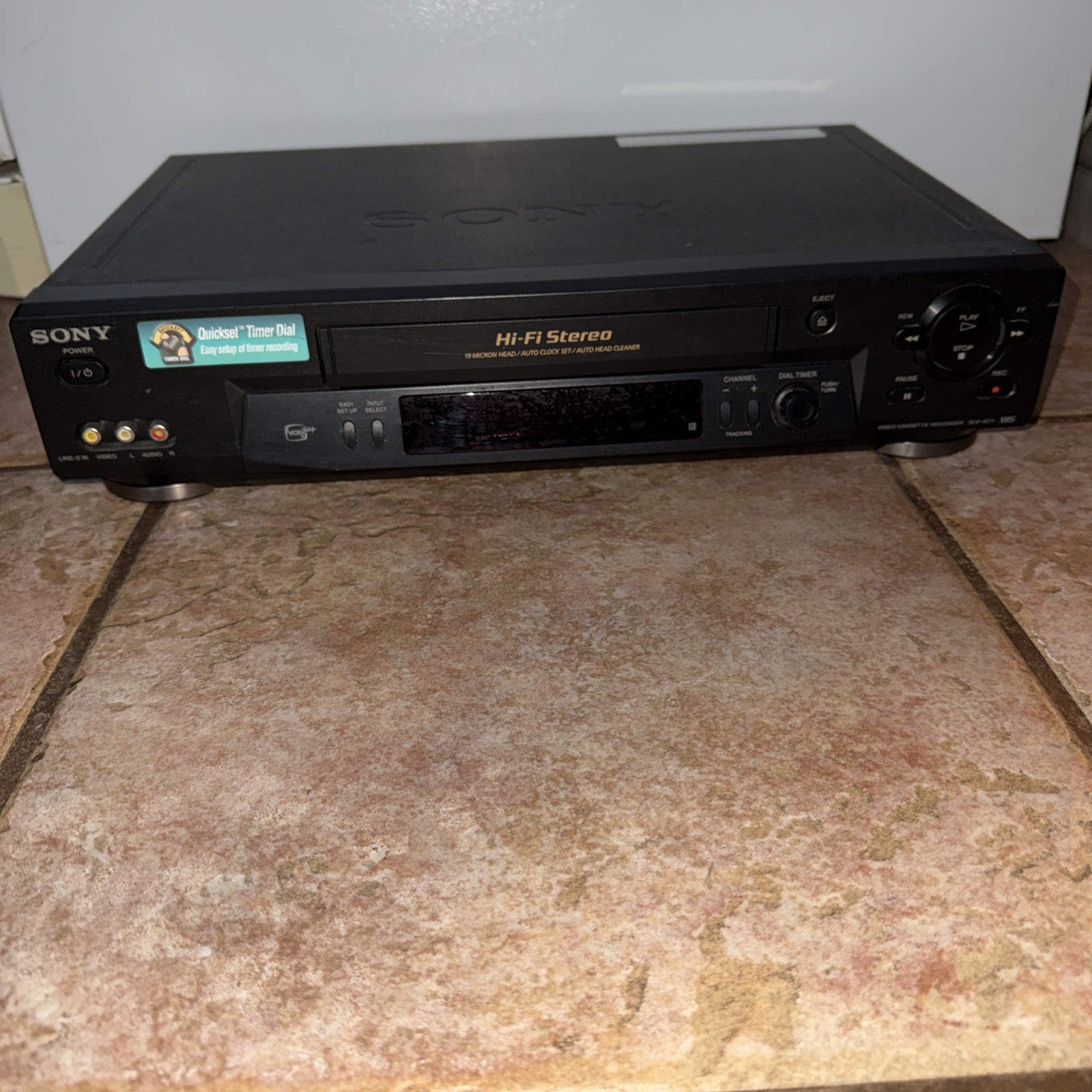 Sony SLV-N71 VCR 4 Head HiFi Stereo VHS Player/Recorder Tested No Remote Vintage