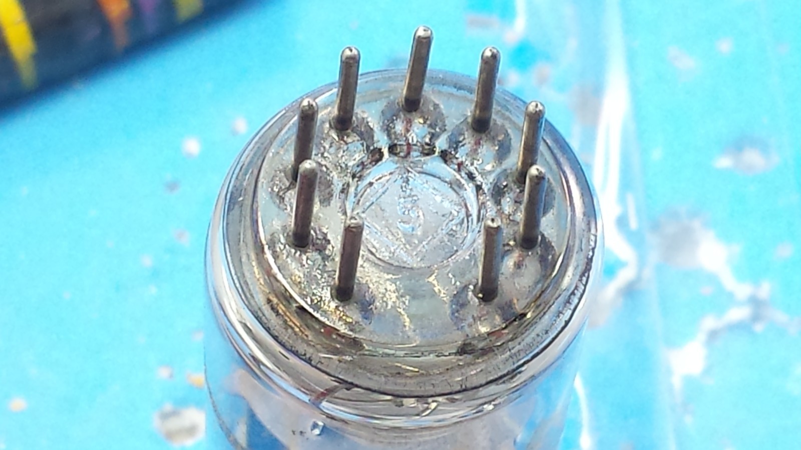 Telefunken ECC83 12AX7 1964 Long Plate Diamond Bottom Tests Strong