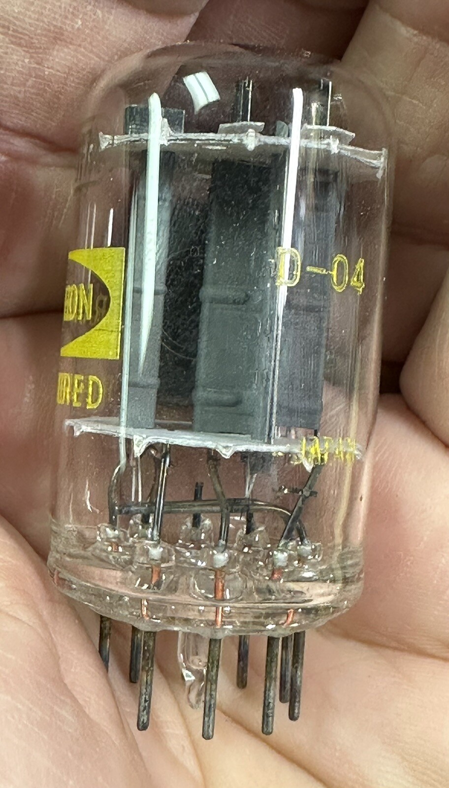 New Raytheon 6GF7A Vacuum Tube Dual Triode Japan. Tested Strong.