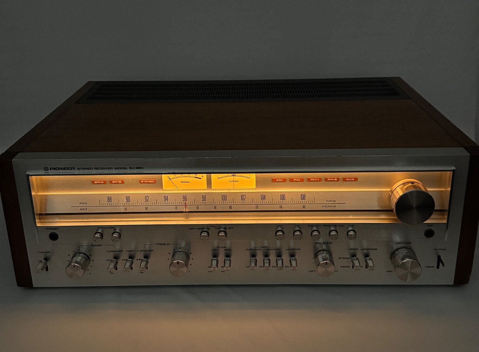 Vintage Pioneer Stereo Receiver SX-850 Works Made in Japan