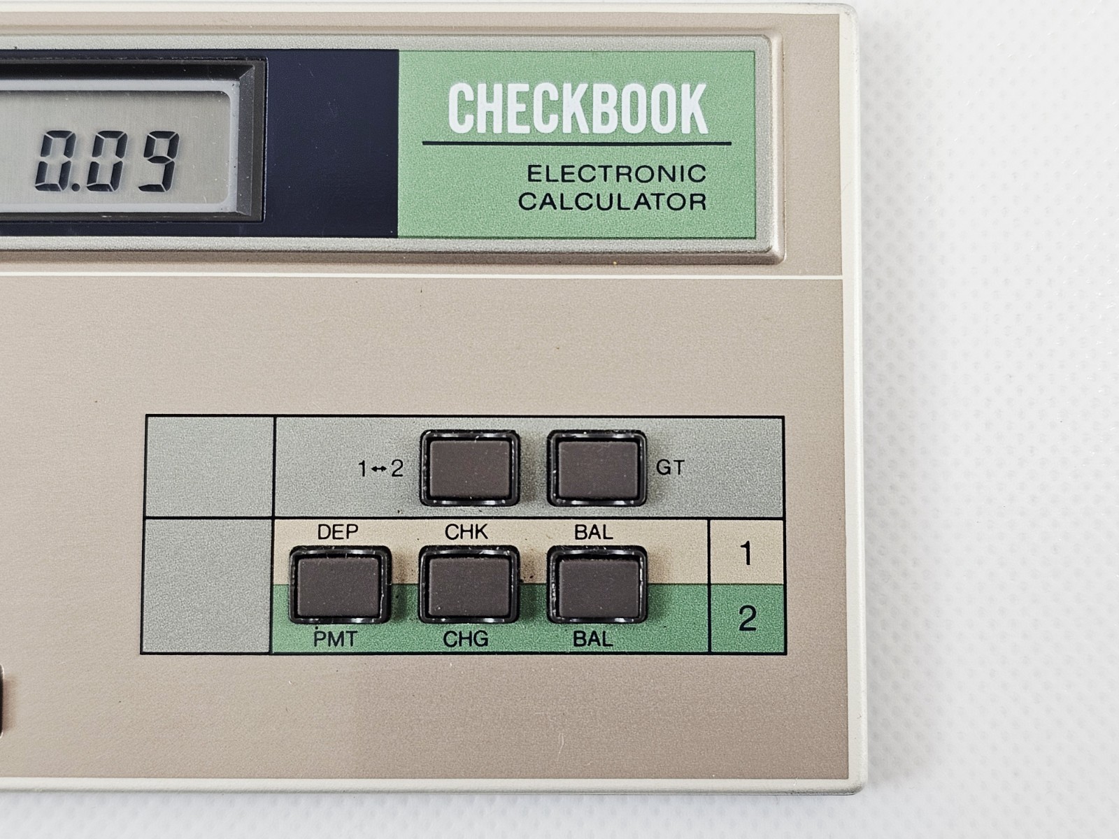 Casio CB-80 Checkbook Electronic Calculator TESTED & WORKS US SELLER