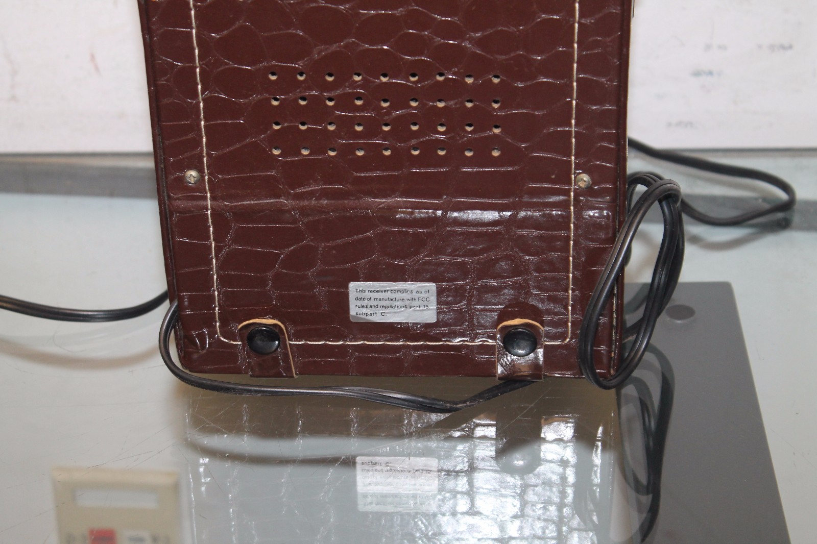 Vintage Marlin, Multi-Band, Battery, Electric Radio For Parts