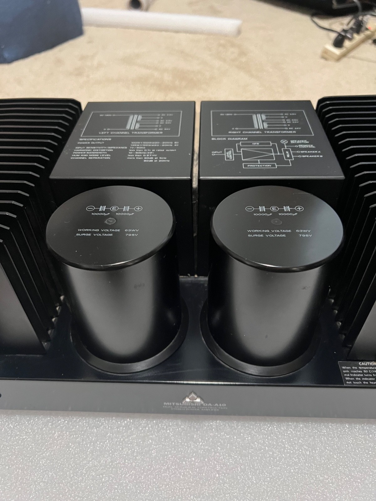 Mitsubishi DA-A10 Vintage Stereo Power Amplifier…Must See