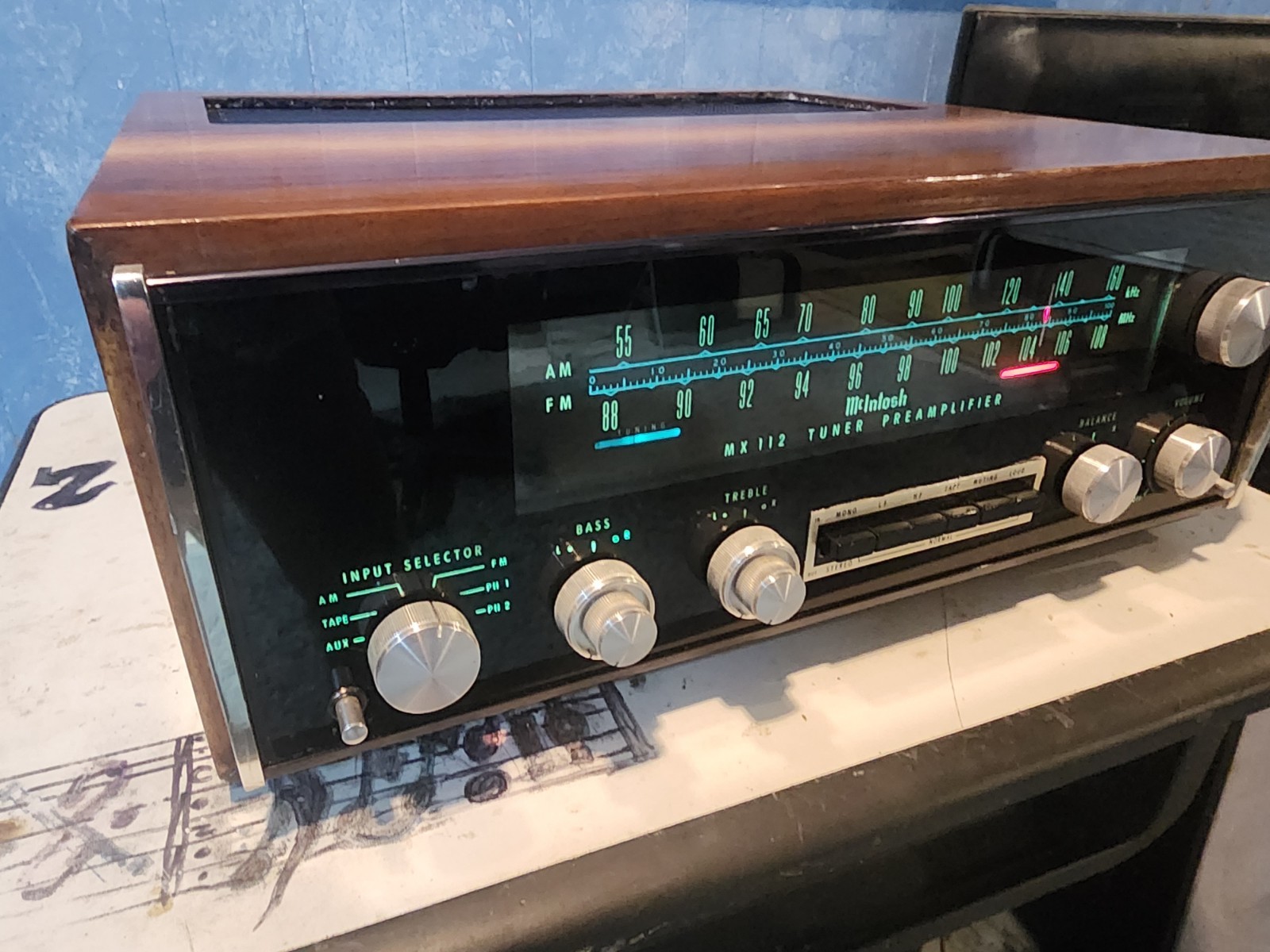 McIntosh MX112 Flawless.AM/FM Stereo Preamplifier 100% working