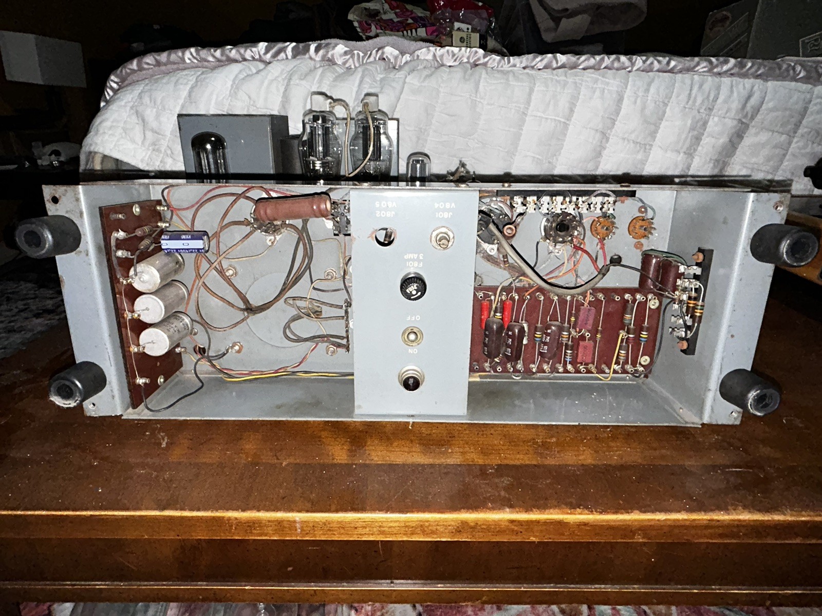 Rare 2x Ampex 6516 Tube Amplifier Pair 6516r2 6530 6531 807 6sn7 5u4g 5879 Nice