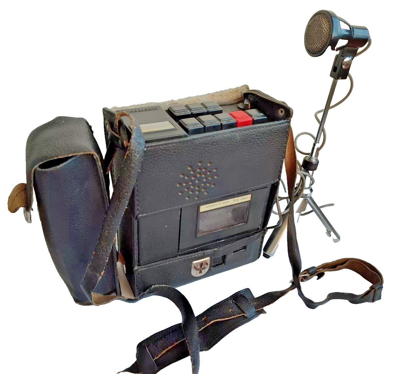 1970 Rare Vintage Professional Reporter Cassette Recorder Riporter 7A