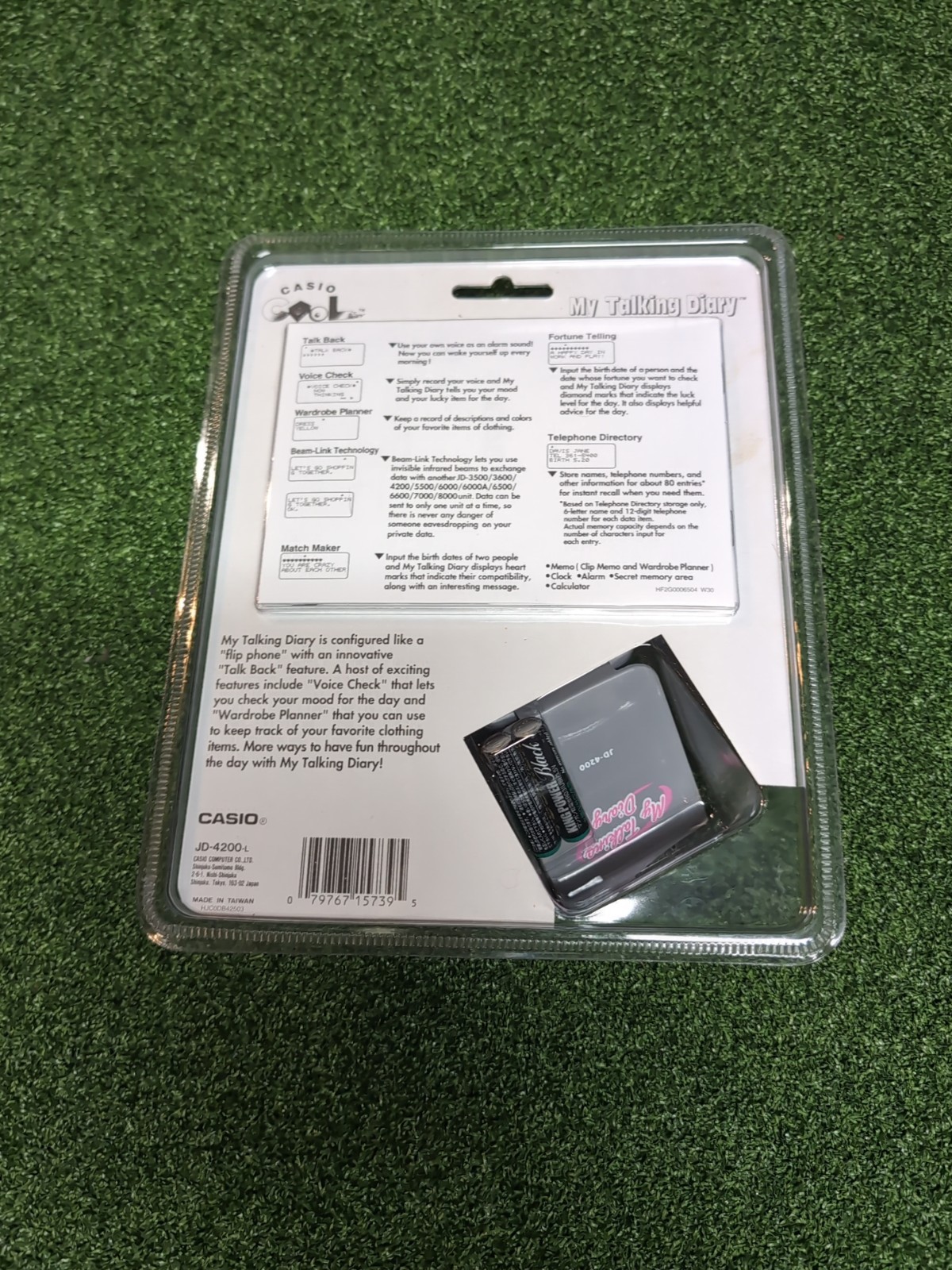 Vintage Casio Cool My Talking Diary JD-4200-L NEW Sealed Toy Rare Talks Back