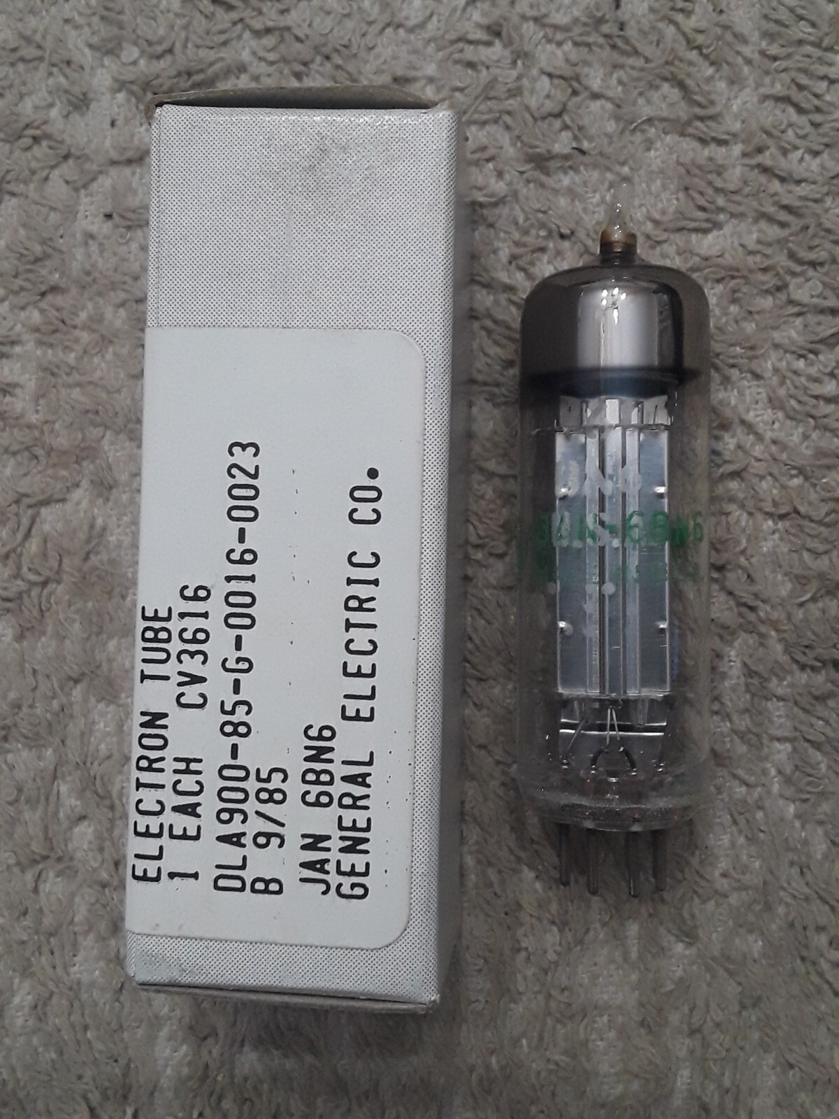 NOS GE JAN 6BN6 Vacuum Tube – Old Military Stock
