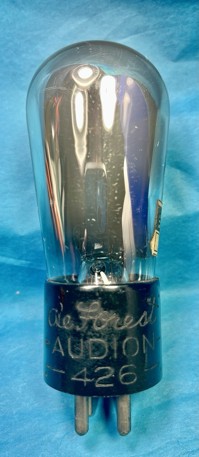 426 (26) DeForest Audion Balloon Globe Receiver Radio Power Vacuum Tube Tested