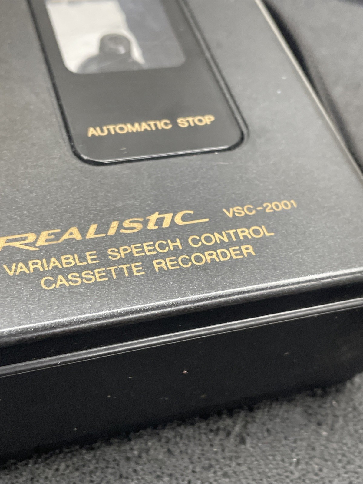 Realistic VSC-2001 Model 14-1058 Cassette Tape Player Recorder Tested Working