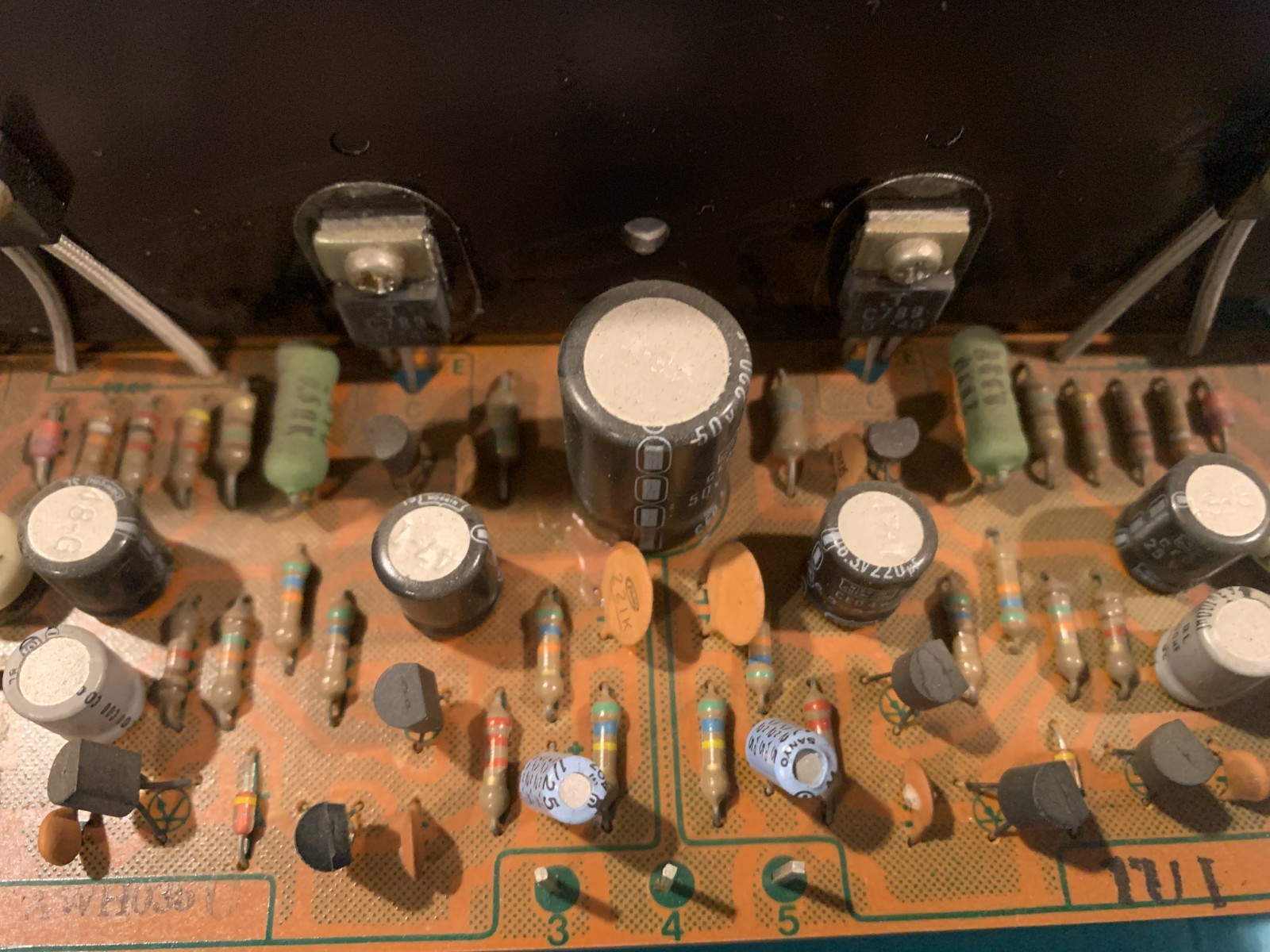 PIONEER SX-535 Stereo Receiver – Parting Out – AWH-035 Power Amplifier Assembly