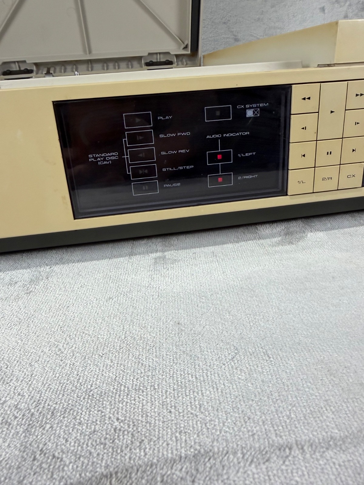 Pioneer Laser Disc Ld660 Player W/Discs Player Is Functional ~ Power Tested ONLY