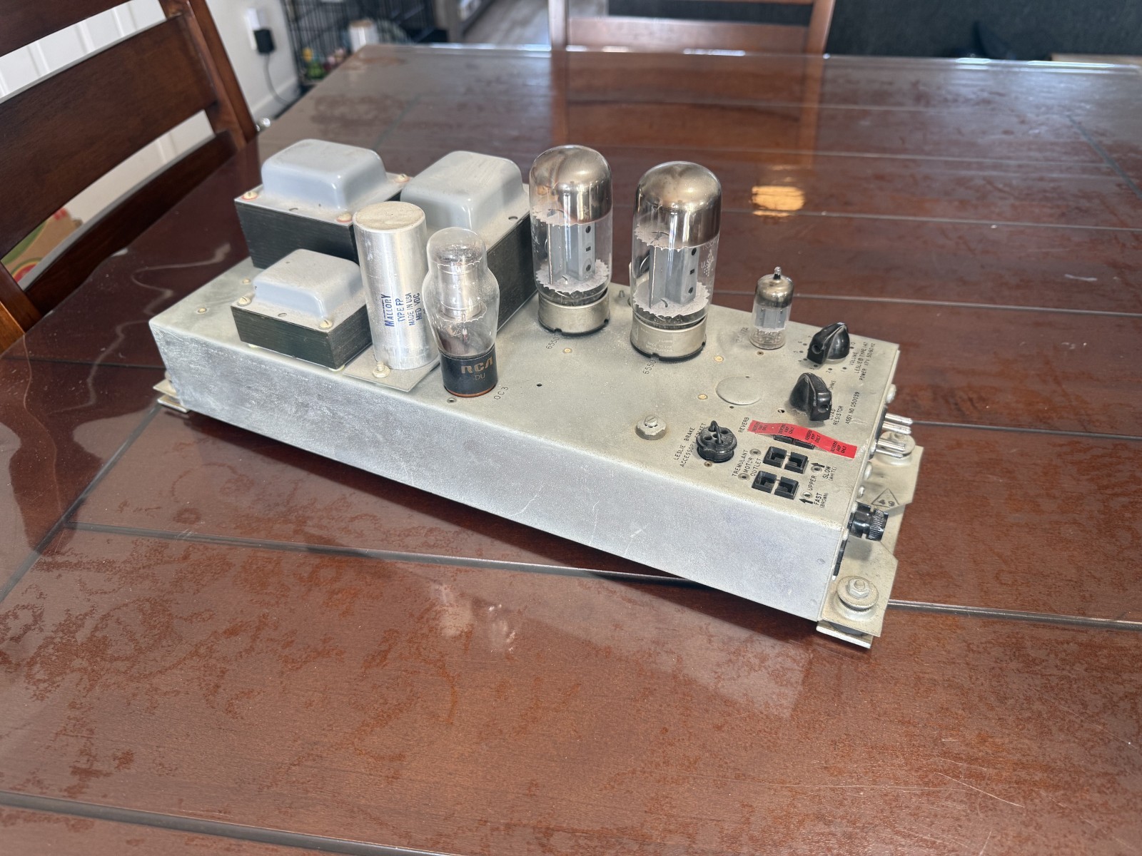 Vintage LESLIE 147 HAMMOND ORGAN Tube Power Amplifier SOUND FABULOUS 6550