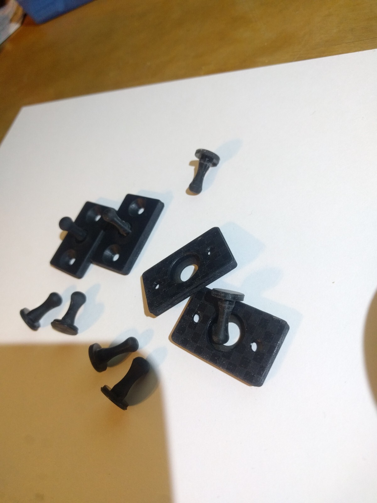 Sansui XP-9700 Speaker Grill holder -NEW-Both male plug & holder-9 pieces total.